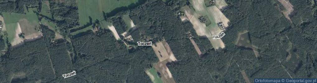 Zdjęcie satelitarne Toczeń ul.