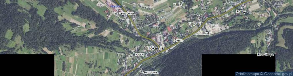 Zdjęcie satelitarne Tokarnia ul.