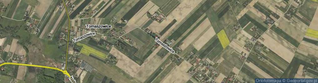 Zdjęcie satelitarne Tomaszowice ul.