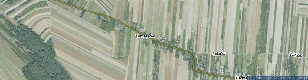 Zdjęcie satelitarne Tomaszów ul.