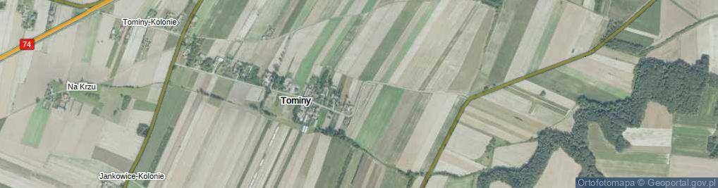 Zdjęcie satelitarne Tominy ul.