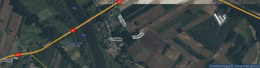 Zdjęcie satelitarne Tonkiele ul.
