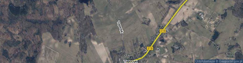 Zdjęcie satelitarne Toporzyk ul.