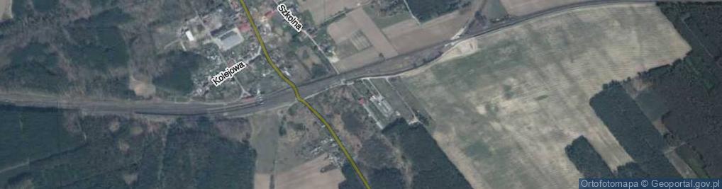 Zdjęcie satelitarne Toporów ul.