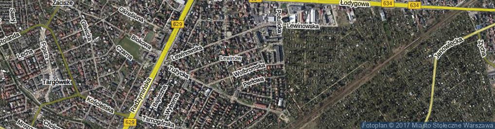 Zdjęcie satelitarne Torfowa ul.