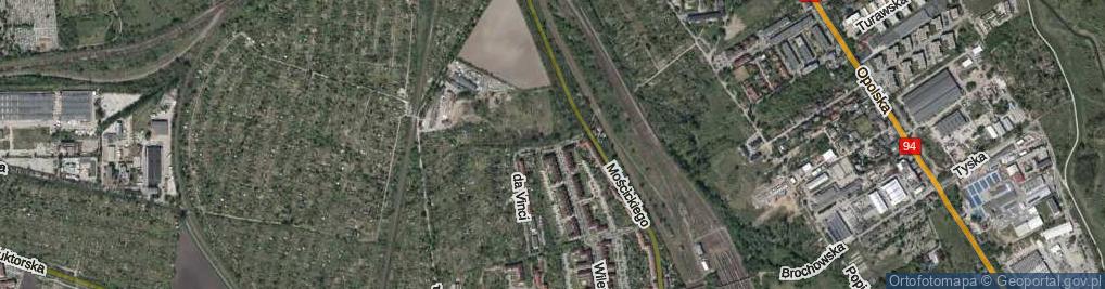 Zdjęcie satelitarne Topolowa ul.