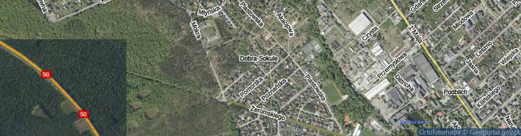 Zdjęcie satelitarne Toruńska ul.