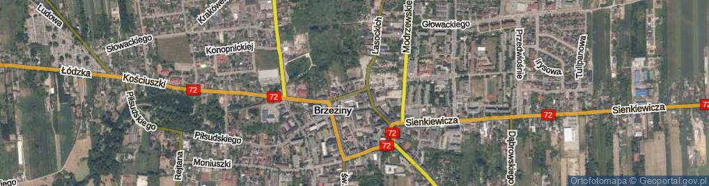 Zdjęcie satelitarne Traugutta Romualda, gen. ul.