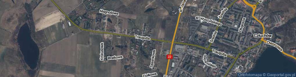 Zdjęcie satelitarne Traugutta Romualda, gen. ul.