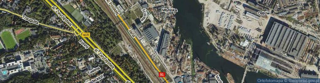 Zdjęcie satelitarne Traserów ul.