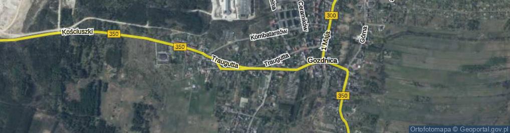 Zdjęcie satelitarne Traugutta Romualda, gen. ul.