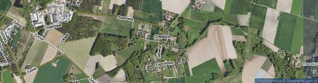 Zdjęcie satelitarne Trzech Stawów ul.