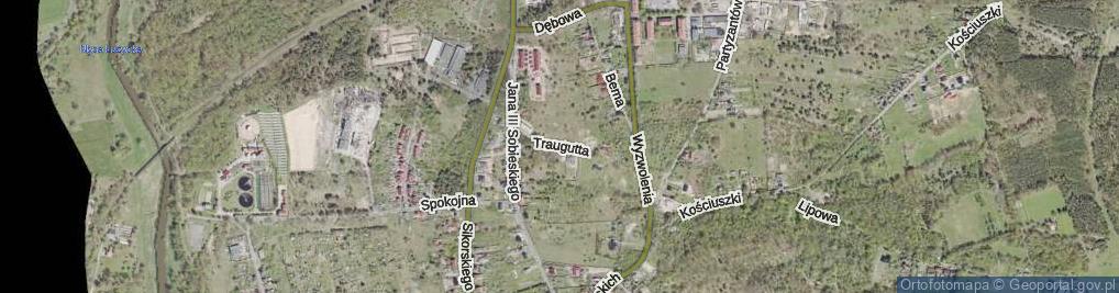 Zdjęcie satelitarne Traugutta Romualda, gen. ul.
