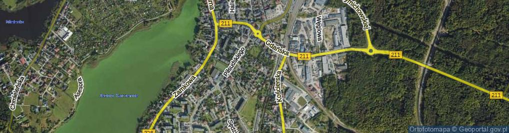 Zdjęcie satelitarne Tredera Franciszka ul.