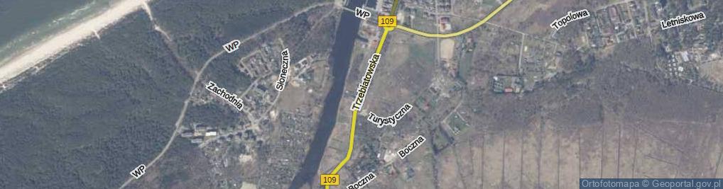 Zdjęcie satelitarne Trzebiatowska ul.