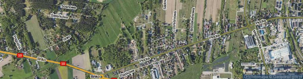 Zdjęcie satelitarne Truskawkowa ul.