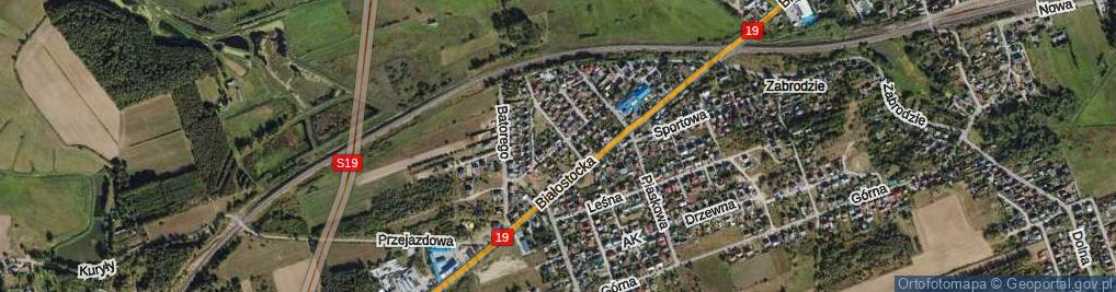 Zdjęcie satelitarne Traugutta Romualda, gen. ul.