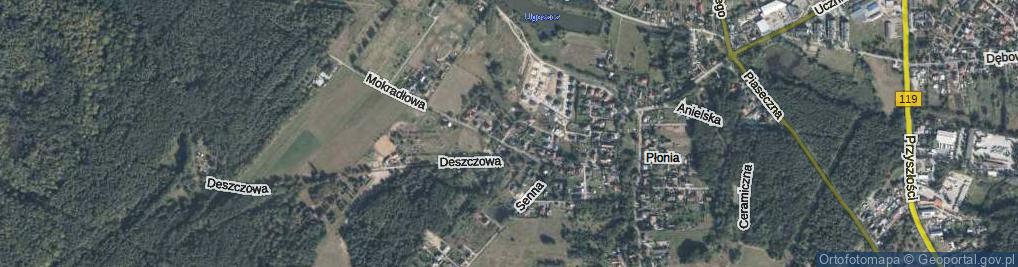 Zdjęcie satelitarne Truskawkowa ul.