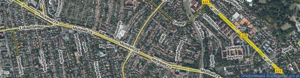 Zdjęcie satelitarne Trentowskiego Bronisława ul.