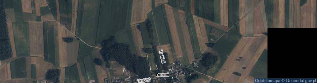 Zdjęcie satelitarne Trebień ul.