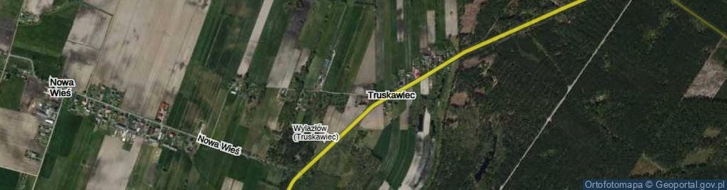 Zdjęcie satelitarne Truskawiec ul.