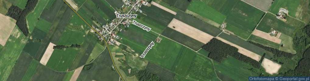 Zdjęcie satelitarne Truszczyny ul.