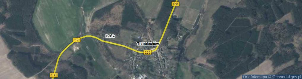 Zdjęcie satelitarne Trzebiechów ul.