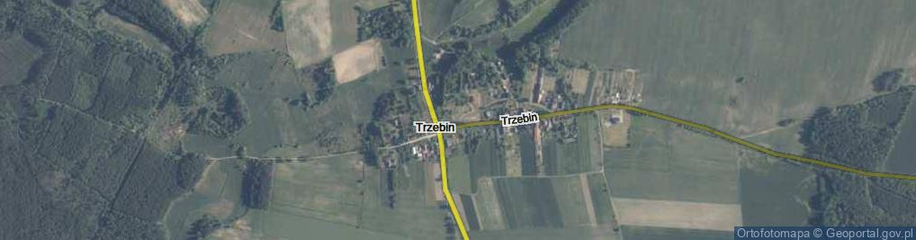 Zdjęcie satelitarne Trzebin ul.
