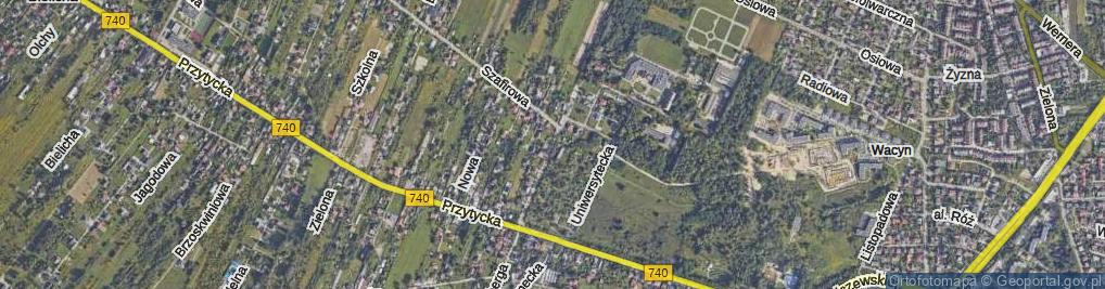 Zdjęcie satelitarne Traktorzystów ul.