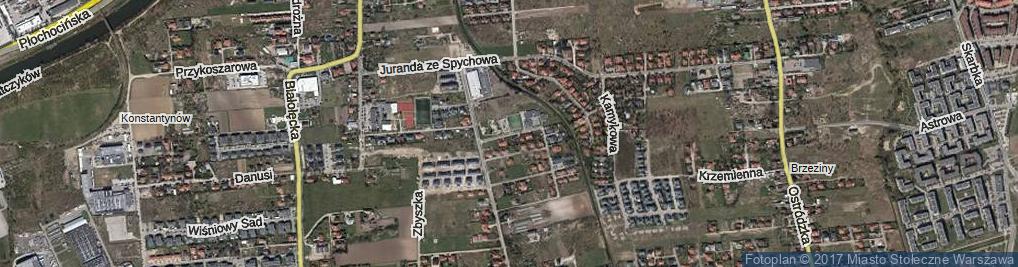 Zdjęcie satelitarne Truskawkowa ul.