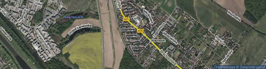 Zdjęcie satelitarne Treski Jerzego ul.
