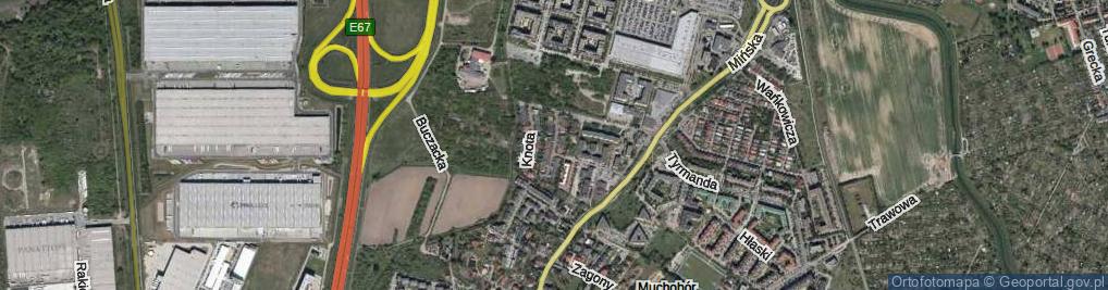 Zdjęcie satelitarne Trzebiatowskiego Włodzimierza ul.