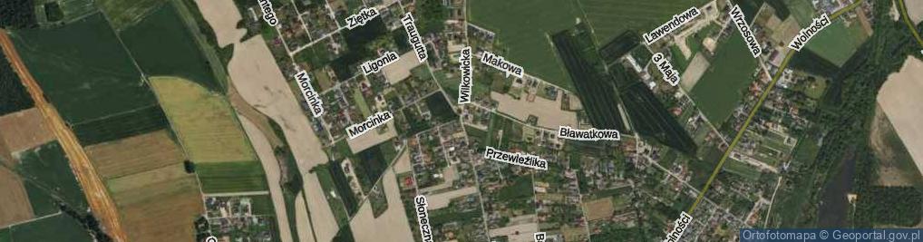 Zdjęcie satelitarne Traugutta Romualda, gen. ul.