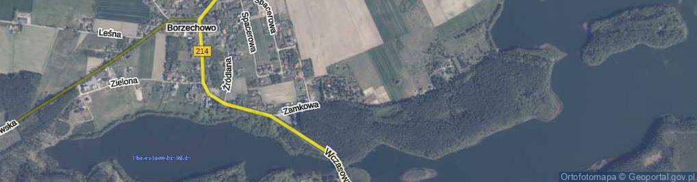 Zdjęcie satelitarne Turystyczna ul.