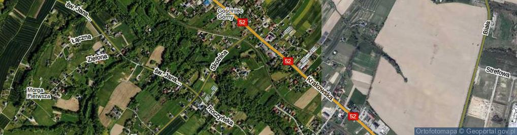 Zdjęcie satelitarne Tunelowa ul.