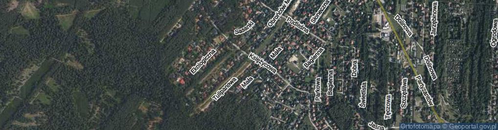 Zdjęcie satelitarne Tulipanowa ul.