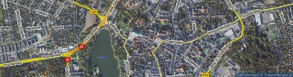 Zdjęcie satelitarne Tumska ul.