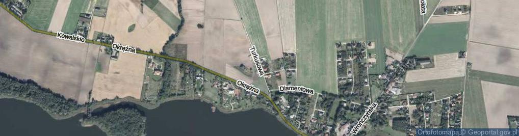 Zdjęcie satelitarne Turkusowa ul.