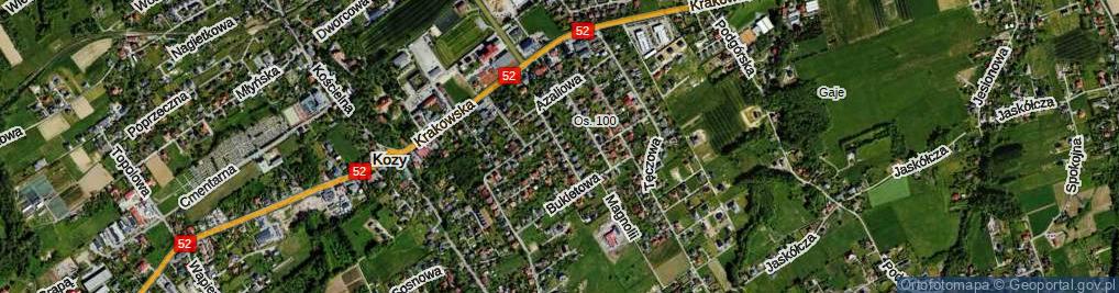 Zdjęcie satelitarne Tulipanów ul.