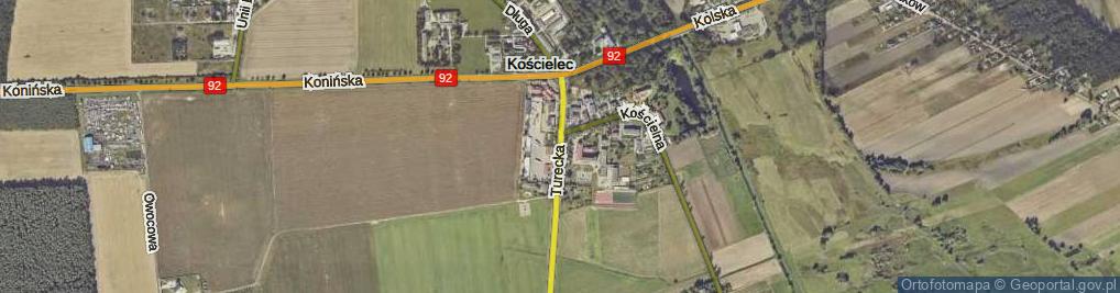 Zdjęcie satelitarne Turecka ul.