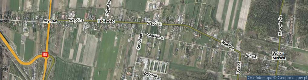 Zdjęcie satelitarne Turkusowa ul.