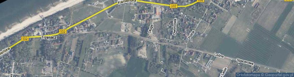 Zdjęcie satelitarne Turystyczna ul.