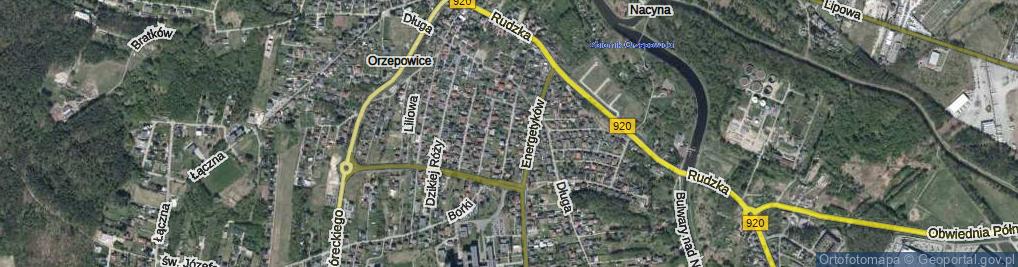 Zdjęcie satelitarne Tulipanów ul.