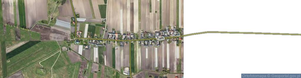 Zdjęcie satelitarne Tum ul.