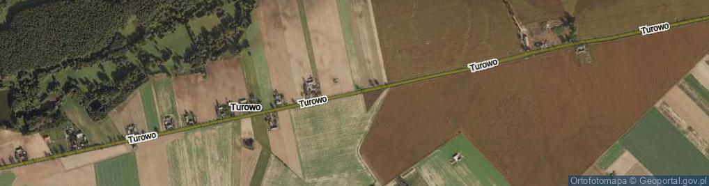 Zdjęcie satelitarne Turowo ul.
