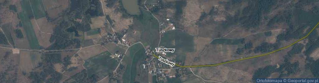 Zdjęcie satelitarne Tuszkowy ul.