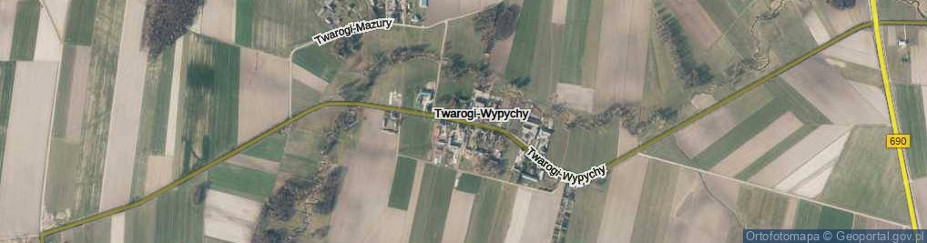 Zdjęcie satelitarne Twarogi-Wypychy ul.