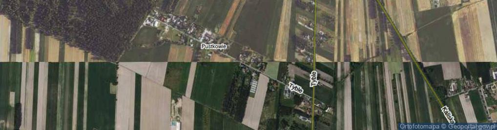 Zdjęcie satelitarne Tyble ul.