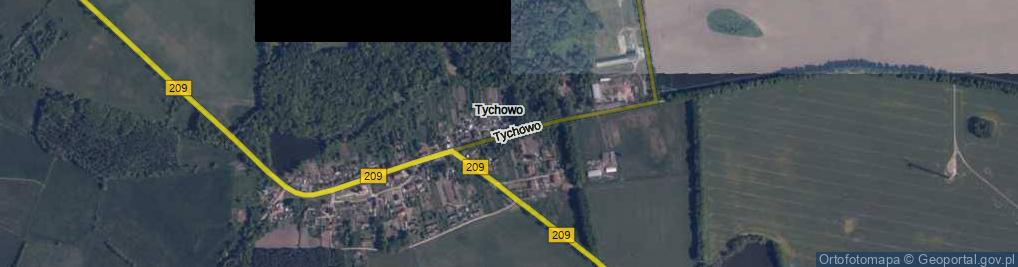 Zdjęcie satelitarne Tychowo ul.