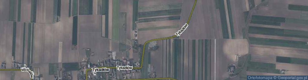 Zdjęcie satelitarne Tykadłów ul.